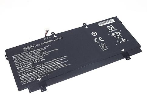Аккумуляторная батарея для ноутбука HP SH03 Spectre X360 11.55V Black 5013mAh OEM