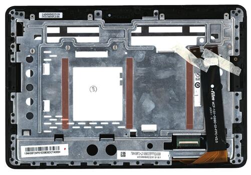 Матрица с тачскрином (модуль) для Asus MeMO Pad 10 ME102 черный с рамкой