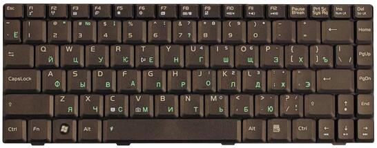 Клавиатура для ноутбука Asus (U3, F6, F9) Black, RU - фото 2