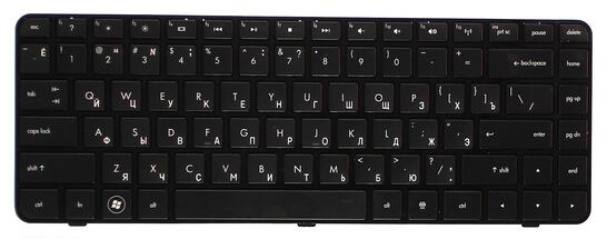 Клавиатура для ноутбука HP Pavilion (DM4-2000) Black, (Black Frame) RU Клавиатура для ноутбука HP Pavilion (DM4-2000) Black, (Black Frame) RU - фото 2
