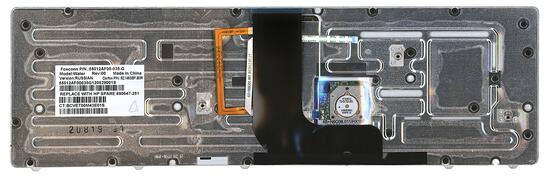 Клавиатура для ноутбука HP EliteBook (8560W) с подсветкой (Light), с указателем (Point Stick), Black Gray, (Gray Frame) RU Клавиатура для ноутбука HP EliteBook (8560W) с подсветкой (Light), с указателем (Point Stick), Black Gray, (Gray Frame) RU - фото 3