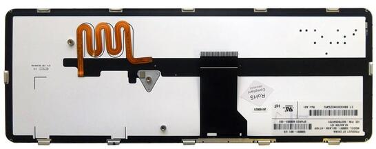 Клавиатура для ноутбука HP Pavilion (DM4-1000, DV5-2000, DV5-2100) с подсветкой (Light), Black, (Black Frame) RU - фото 3