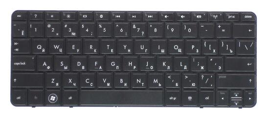 Клавиатура для ноутбука HP Compaq (Mini 210-3000, 200-4000) Black, RU - фото 2
