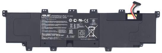 Аккумуляторная батарея для ноутбука Asus C31-X502 VivoBook S500CA 11.1V Black 4000mAh Orig