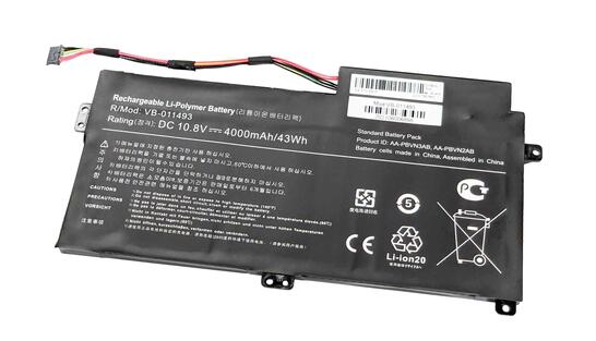 Аккумуляторная батарея для ноутбука Samsung AA-PBVN3AB 370R5E 11.1V Black 3780mAh OEM - фото 6