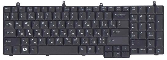 Клавиатура для ноутбука Dell Vostro (1710, 1720), Black, RU - фото 2