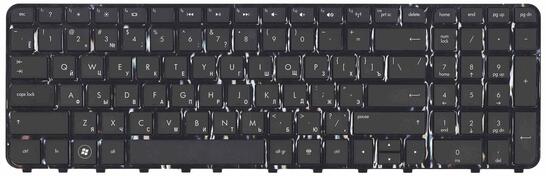 Клавиатура для ноутбука HP Pavilion (M6-1000), Black (Black Frame) RU Клавиатура для ноутбука HP Pavilion (M6-1000), Black (Black Frame) RU - фото 2