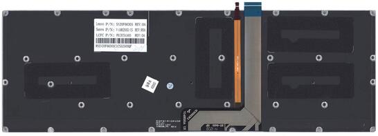 Клавиатура для ноутбука Lenovo IdeaPad (Yoga 3, pro 13) с подсветкой (Light), Black, (No Frame), RU - фото 3