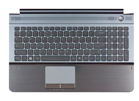 Клавиатура для ноутбука Samsung (RC510) Black, (Gray TopCase), RU