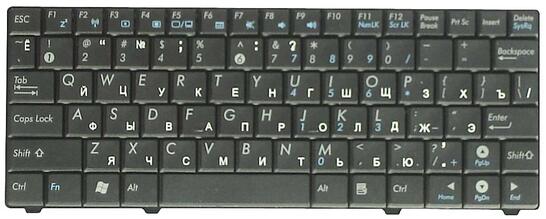 Клавиатура для ноутбука Asus (T91MT) Black, RU Клавиатура для ноутбука Asus (T91MT) Black, RU - фото 2