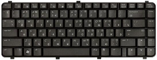 Клавиатура для ноутбука HP Compaq 6530S, 6730S, 6735S Black, RU - фото 2