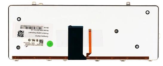 Клавиатура для ноутбука Dell Studio (15, 1555, 1557, 1558) с подсветкой (Light), Black, RU - фото 3