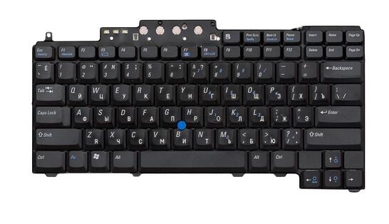 Клавиатура для ноутбука Dell Latitude (D620, D630, D820, D830) с указателем (Point Stick), Black, RU - фото 2