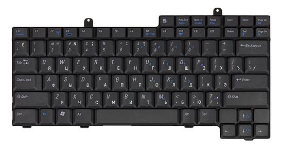 Клавиатура для ноутбука Dell Latitude (D531, D505, D600, D800) Inspiron (500M, 510M, 600M, 8500, 8600, 9100) Black, RU - фото 2