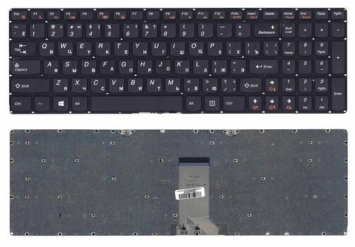 Клавиатура для ноутбука Lenovo IdeaPad (B5400, M5400) Black, (No Frame), RU