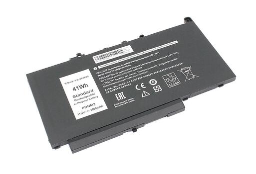 Аккумуляторная батарея для ноутбука Dell 0579TY Latitude E7470 11.4V Black 3600mAh OEM - фото 6