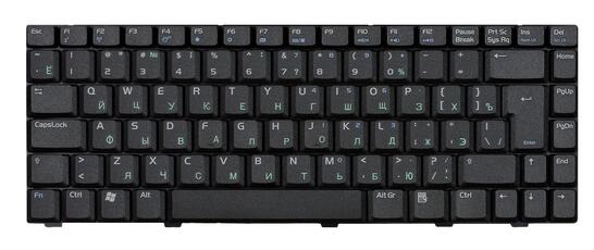 Клавиатура для ноутбука Asus Lamborghini (VX1) Black, RU - фото 2