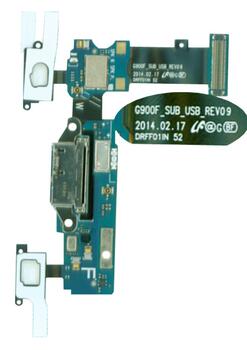 Шлейф разъема питания для смартфона Samsung Galaxy S5 SM-G900F Шлейф разъема питания для смартфона Samsung Galaxy S5 SM-G900F