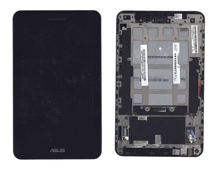 Матрица с тачскрином (модуль) для Asus PadFone mini Station черный с рамкой