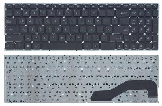 Клавиатура для ноутбука Asus (X540) Black, (No frame) RU Клавиатура для ноутбука Asus (X540) Black, (No frame) RU