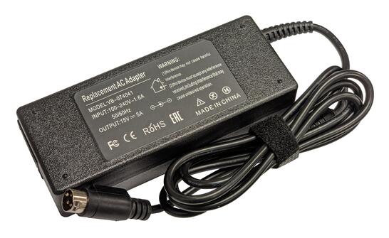 Блок питания для монитора и телевизора LG 72W 15V 5A 4 Pin (Round 10mm) Male YDS75 REPLACEMENT - фото 2