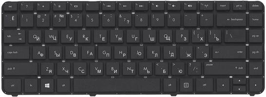 Клавиатура для ноутбука HP Pavilion (G4-2000) Black, (No Frame) RU - фото 2