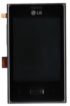 Матрица с тачскрином (модуль) для LG Optimus L3 E400 с рамкой черный Матрица с тачскрином (модуль) для LG Optimus L3 E400 с рамкой черный - фото 2