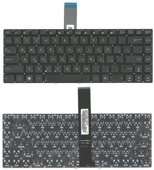 Клавиатура для ноутбука Asus (N46, U46, K45) Black, (No Frame) RU
