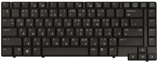 Клавиатура для ноутбука HP Compaq 6730B, 6735B, 6530B, 6535B Black, RU - фото 2