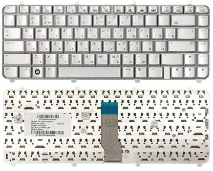 Клавиатура для ноутбука HP Pavilion (DV5-1000) Silver, RU