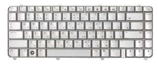 Клавиатура для ноутбука HP Pavilion (DV5-1000) Silver, RU - фото 2