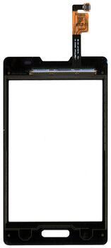 Тачскрин (Сенсорное стекло) для смартфона LG Optimus L4 II E440 черный Тачскрин (Сенсорное стекло) для смартфона LG Optimus L4 II E440 черный - фото 2