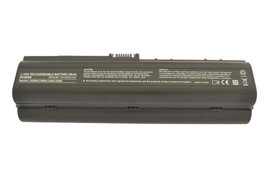 Усиленная аккумуляторная батарея для ноутбука HP Compaq EV089AA Pavilion DV6000 10.8V Black 8800mAh OEM - фото 4