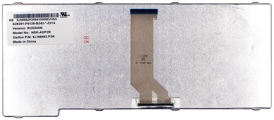 Клавиатура для ноутбука Fujitsu Esprimo mobile (V5505, V5555, V5515, V5545, V5535) Black, RU (вертикальный энтер) - фото 3