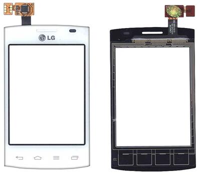 Тачскрин (Сенсорное стекло) для смартфона LG Optimus L1 II E410 белый Тачскрин (Сенсорное стекло) для смартфона LG Optimus L1 II E410 белый