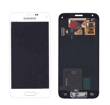 Матрица с тачскрином (модуль) для Samsung Galaxy S5 mini SM-G800F белый Матрица с тачскрином (модуль) для Samsung Galaxy S5 mini SM-G800F белый