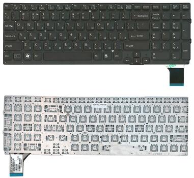 Клавиатура для ноутбука Sony Vaio (VPC-SE) Black, (No Frame), RU Клавиатура для ноутбука Sony Vaio (VPC-SE) Black, (No Frame), RU