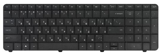 Клавиатура для ноутбука HP Compaq Presario CQ72 Black, RU - фото 2