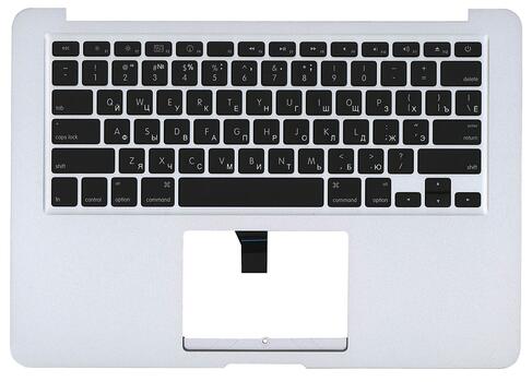 Клавиатура для ноутбука Apple MacBook Air (A1369) 2010+ Black, (Silver TopCase), RU (горизонтальный энтер) - фото 6