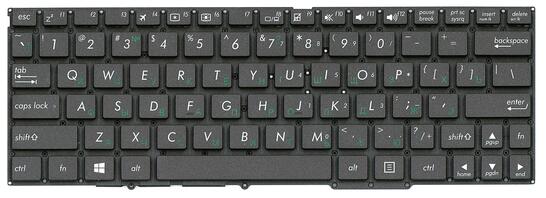 Клавиатура для ноутбука Asus (TF600) Black, (No Frame) RU - фото 2
