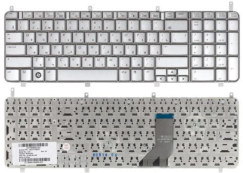 Клавиатура для ноутбука HP Pavilion (DV8-1100) Silver, RU Клавиатура для ноутбука HP Pavilion (DV8-1100) Silver, RU