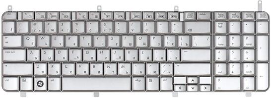 Клавиатура для ноутбука HP Pavilion (DV8-1100) Silver, RU Клавиатура для ноутбука HP Pavilion (DV8-1100) Silver, RU - фото 2