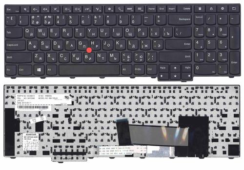 Клавиатура для ноутбука Lenovo ThinkPad Edge (E531) с указателем (Point Stick) Black, Black Frame, RU Клавиатура для ноутбука Lenovo ThinkPad Edge (E531) с указателем (Point Stick) Black, Black Frame, RU