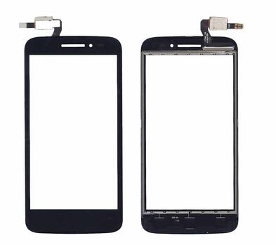 Тачскрин (Сенсорное стекло) для смартфона Alcatel POP 2 5042D черное