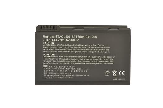Аккумуляторная батарея для ноутбука Acer BATCL50L Travelmate 291 11.1V Black 5200mAh OEM - фото 6