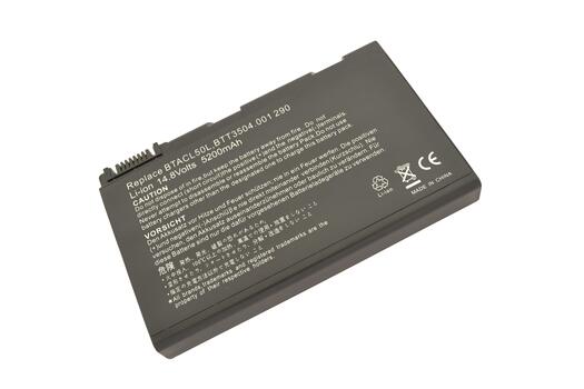 Аккумуляторная батарея для ноутбука Acer BATCL50L Travelmate 291 11.1V Black 5200mAh OEM - фото 7