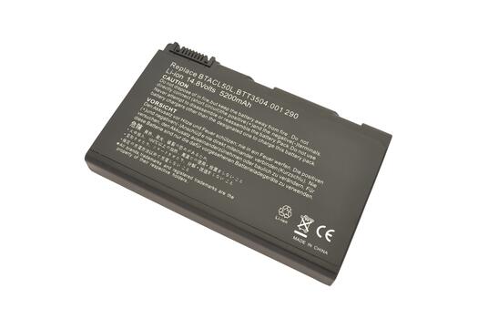 Аккумуляторная батарея для ноутбука Acer BATCL50L Travelmate 291 11.1V Black 5200mAh OEM - фото 8