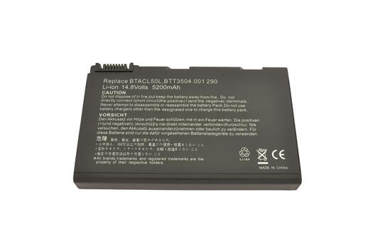 Аккумуляторная батарея для ноутбука Acer BATCL50L Travelmate 291 11.1V Black 5200mAh OEM - фото 9