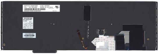 Клавиатура для ноутбука Lenovo Thinkpad (S5) с указателем (Point Stick), с подсветкой (Light), Black, (Black Frame), RU - фото 3