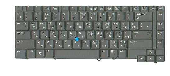 Клавиатура HP EliteBook (8530W) с указателем (Point Stick) Black, RU - фото 2